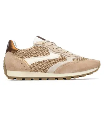 per donna 16323002-BEIGE Sneakers 163230 marrone (37), Tessuto, Basso, Stringhe, Casual