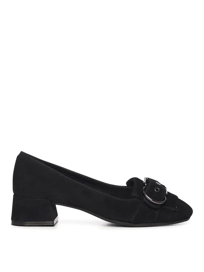Rose Buckle Pumps Nero