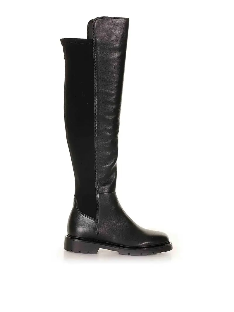 Stivale Brit Alto Stretch Nero