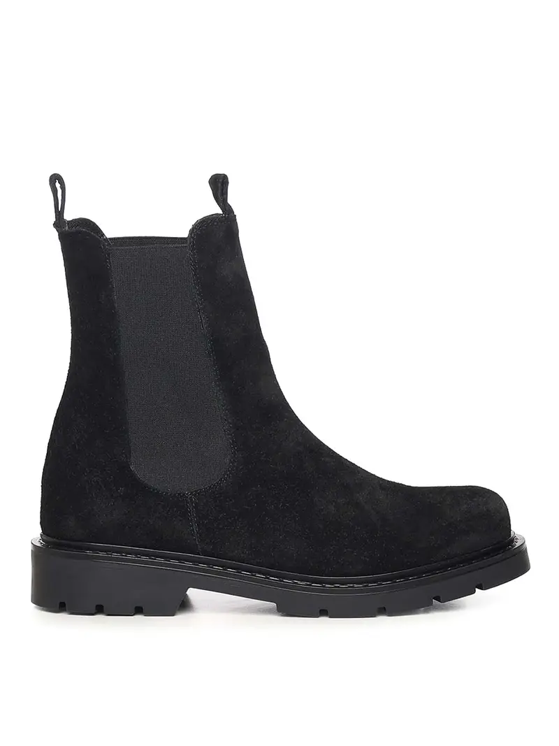 Suede Chelsea Boots Nero