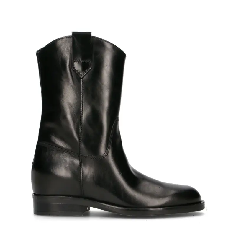 Tronchetto donna nera in pelle Vario