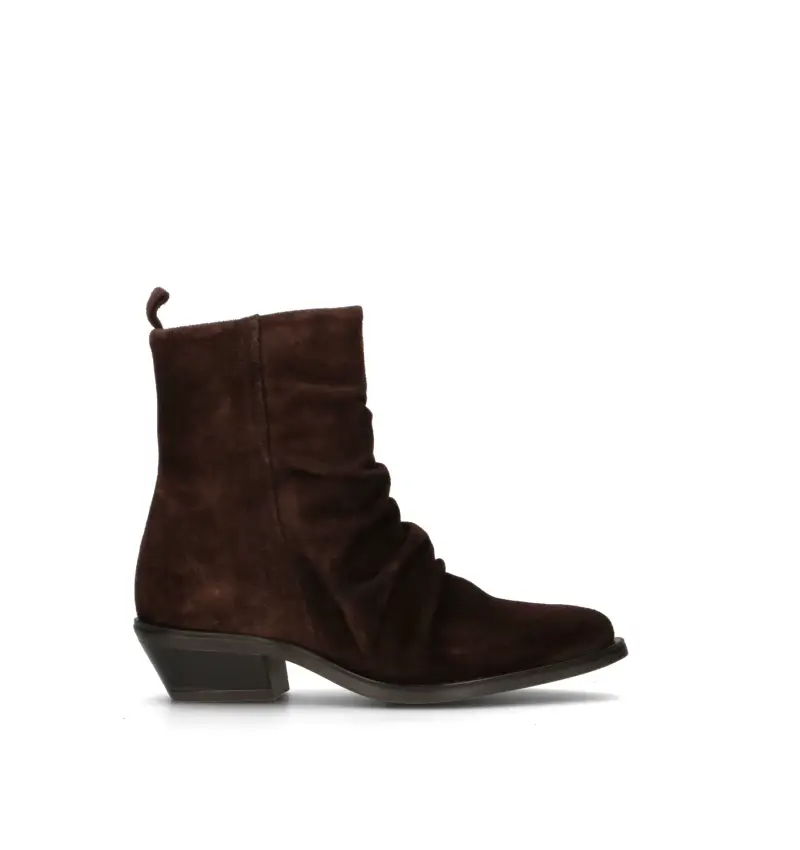 Tronchetto donna testa di moro in suede Vario