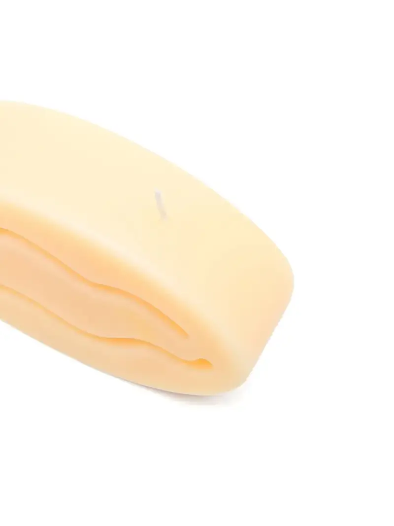 Carne Bollente Candela gialla a forma di vulva Volcano miniatura 3