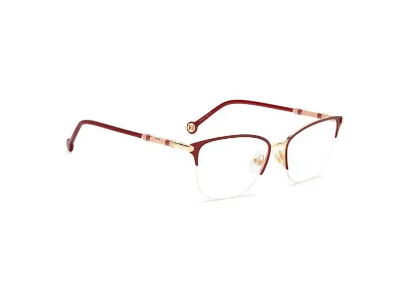 Carolina Herrera Donna CH 0033 NOA Montature da vista Metallo Oro/Borgogna Squadrata miniatura 2