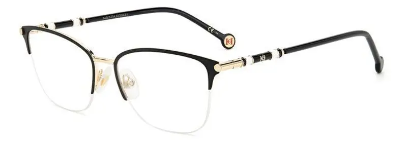 Carolina Herrera Donna CH 0033 RHL Montature da vista Metallo Oro / Nero  Squadrata