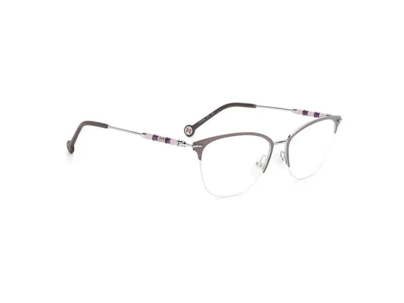 Carolina Herrera Donna CH 0038 KTS Montature da vista Metallo Palladio/Lilla Rotonda miniatura 2