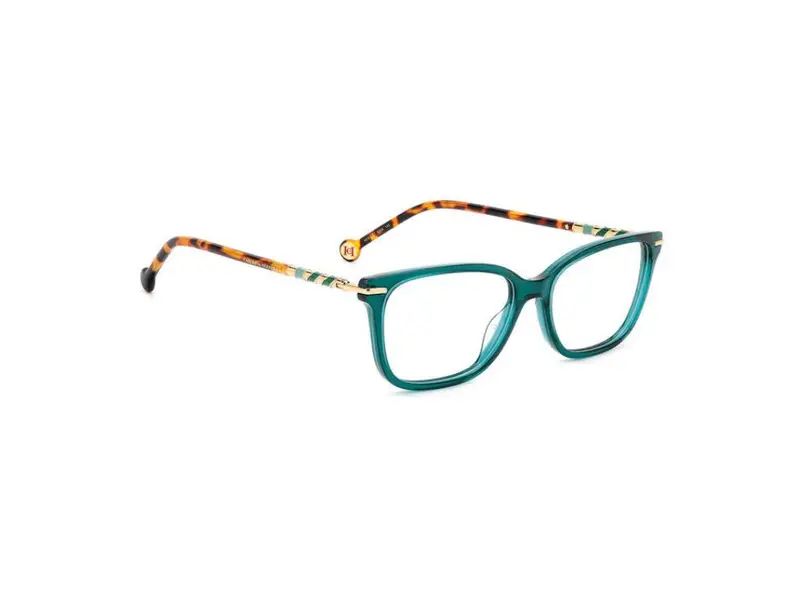 Carolina Herrera Donna HER 0097 XGW Montature da vista Plastica Havana/Verde Squadrata miniatura 2