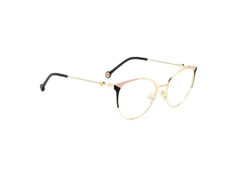 Carolina Herrera Donna HER 0115 2M2 Montature da vista Metallo Oro / Nero Rotonda miniatura 2