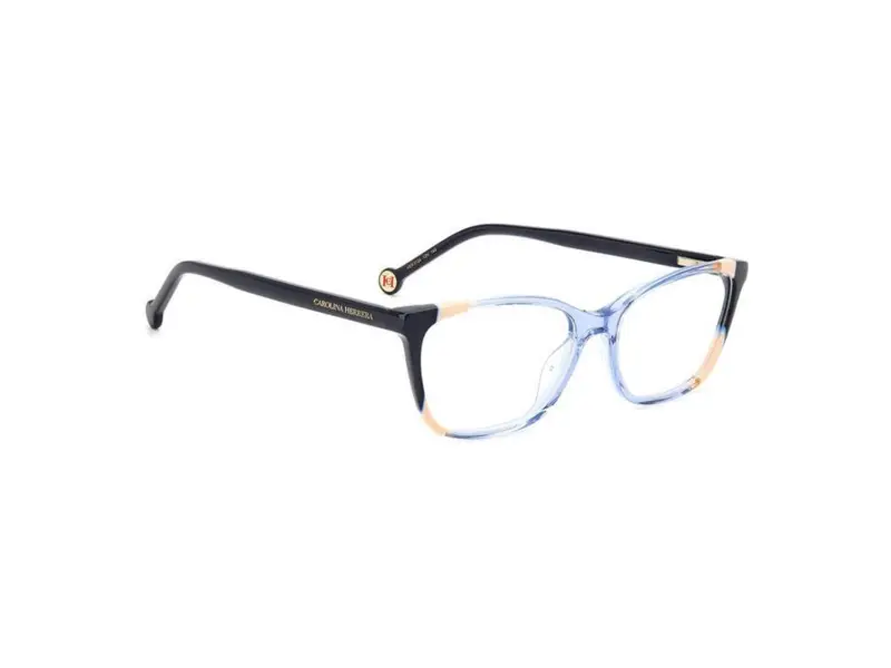 Carolina Herrera Donna HER 0124 1ZN Montature da vista Plastica Blu/Nude Squadrata miniatura 2