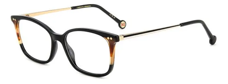 Carolina Herrera Donna HER 0167 WR7 Montature da vista Acetato Nero / Havana  Squadrata