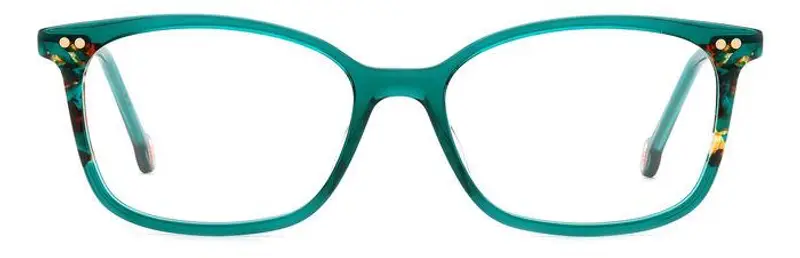 Carolina Herrera Donna HER 0167 XGW Montature da vista Acetato Verde Squadrata miniatura 2