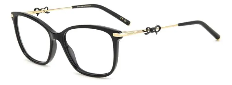 Carolina Herrera Donna HER 0218 2M2 Montature da vista Bio-acetato Nero  Squadrata