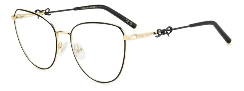 Carolina Herrera Donna HER 0220 2M2 Montature da vista Metallo Nero  Cat Eye