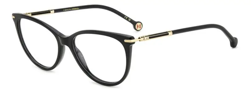 Carolina Herrera Donna HER 0231 807 Montature da vista Acetato Nero  Cat Eye