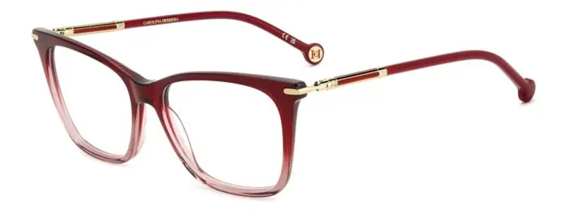 Carolina Herrera Donna HER 0232 2OO Montature da vista Acetato Rosso  Squadrata