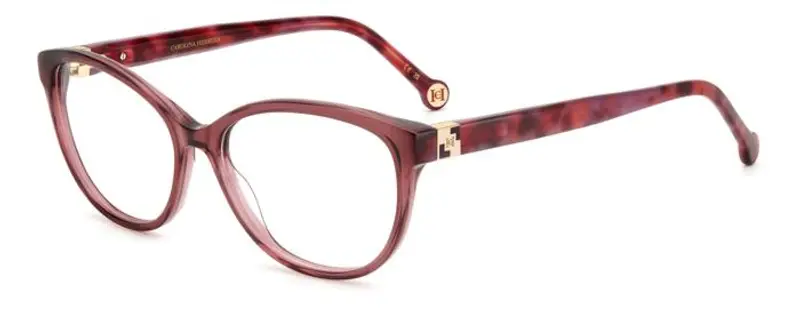 Carolina Herrera Donna HER 0240 82U Montature da vista Acetato Bordeaux  Cat Eye