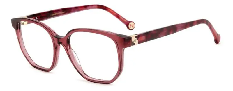 Carolina Herrera Donna HER 0241 82U Montature da vista Acetato Bordeaux  Squadrata