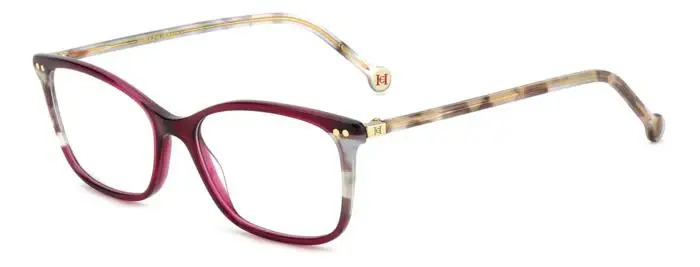 Donna HER 0246 YDC Montature da vista Acetato Bordeaux Squadrata