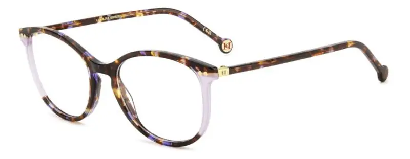 Carolina Herrera Donna HER 0247 HKZ Montature da vista Acetato Viola  Cat Eye