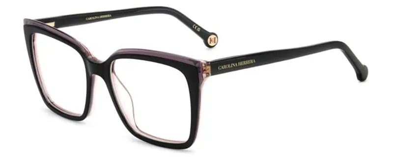 Carolina Herrera Donna HER 0251/G 807 Montature da vista Acetato Nero  Squadrata