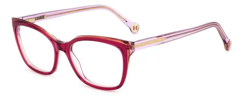 Carolina Herrera Donna HER 0252 QHO Montature da vista Acetato Ciclamino  Cat Eye