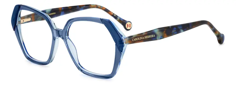 Carolina Herrera Donna HER 0291 PJP Montature da vista Acetato Blu  Farfalla Normale
