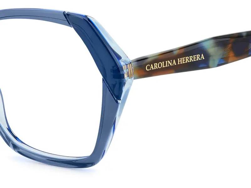 Carolina Herrera Donna HER 0291 PJP Montature da vista Acetato Blu Farfalla Normale miniatura 2