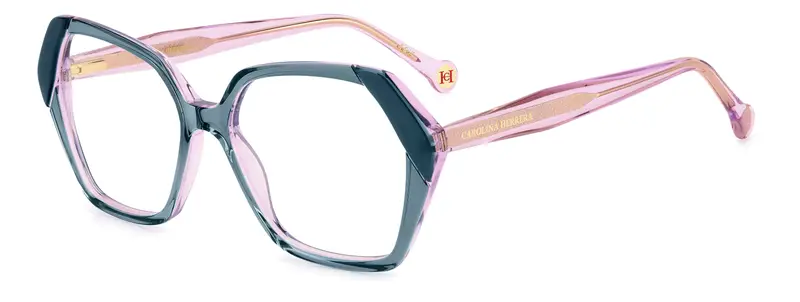 Carolina Herrera Donna HER 0291 ZI9 Montature da vista Acetato Verde  Farfalla Normale