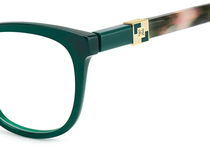 Carolina Herrera Donna HER 0299 1ED Montature da vista Acetato Verde Squadrata Normale miniatura 2