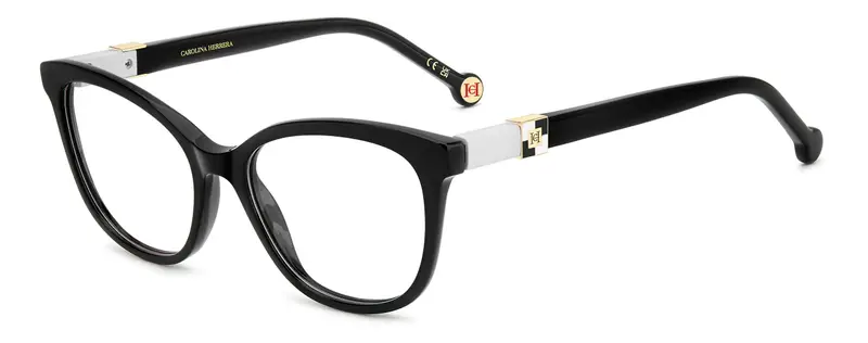 Carolina Herrera Donna HER 0299 807 Montature da vista Acetato Nero  Squadrata Normale