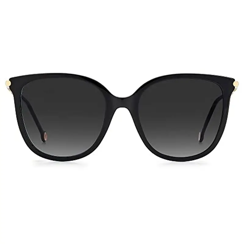 Carolina Herrera Her Ch 0023/s 807/9O Black Sunglasses Unisex Acetate, Standard, 55 Women's miniatura 2