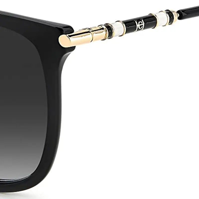 Carolina Herrera Her Ch 0023/s 807/9O Black Sunglasses Unisex Acetate, Standard, 55 Women's miniatura 3