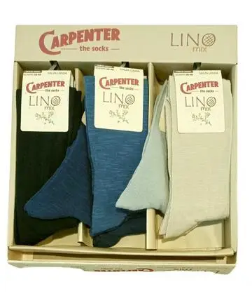 Calzettone lungo uomo in misto lino elasticizzato Carpenter N651 (1 PAIO)