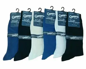 Calzino corto uomo in filo di Scozia elasticizzato Carpenter T400