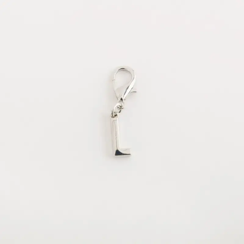 Charm Lettera L - Letters Charms Argento