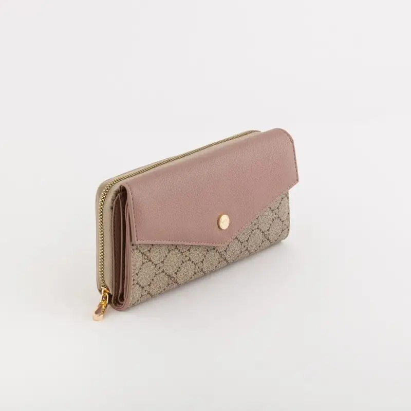 Portafoglio grande - Diana Wallet Winter - L-D/PM/ZI, Tortora/Cipolla