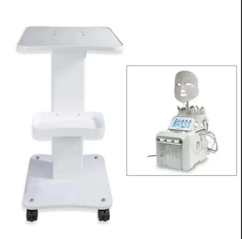 Carrello per estetista - Carrello estetista – Carrello tattoo studio – Carrello estetista con ruote – Carrello mobile - Carrello estetica professionale - Carrello per parrucchieri miniatura 2