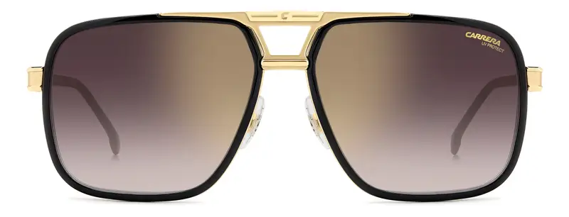 Carrera CARRERA 1071/S LGD/YK Occhiali da sole Oro Specchiato miniatura 3