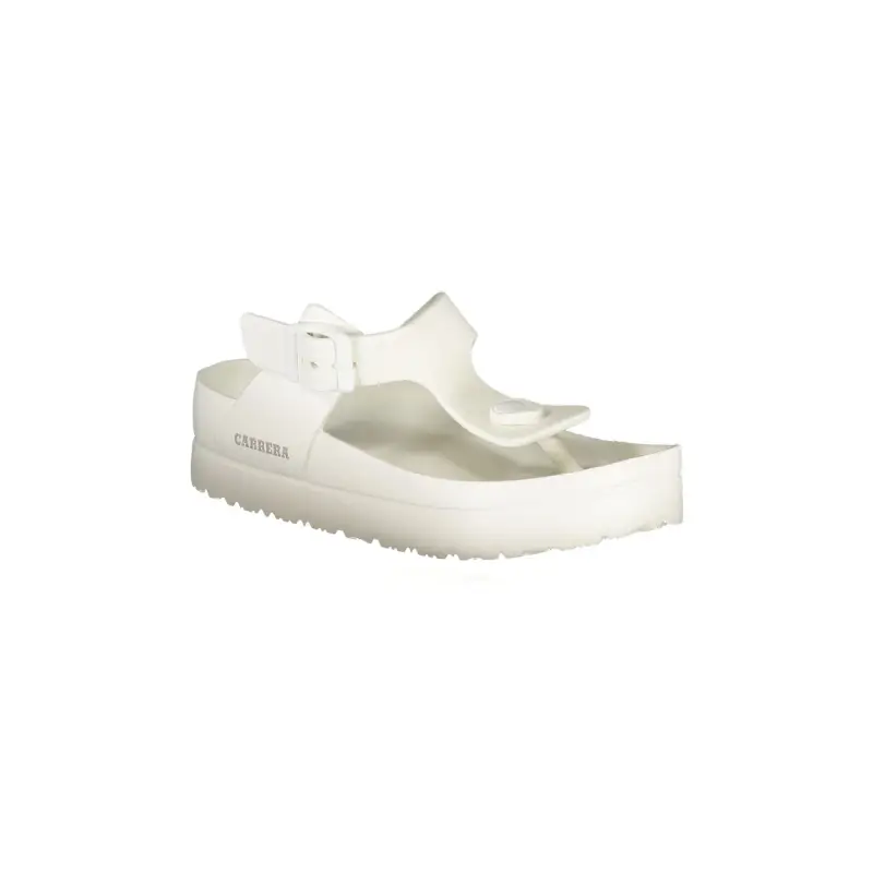 Ciabatte Donna Bianche Infradito con Fibbia alla Caviglia / Bianco miniatura 2