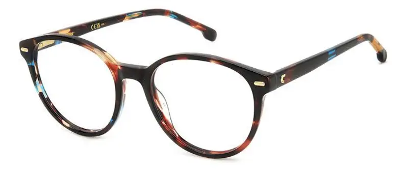 Carrera Donna CARRERA 3010 JBW Montature da vista Acetato Havana/Blu  Rotonda