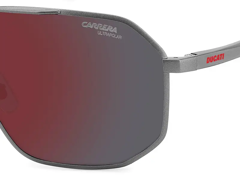 Carrera Ducati CARDUC 037/S R80/H4 Occhiali da sole Rosso Specchiato miniatura 3