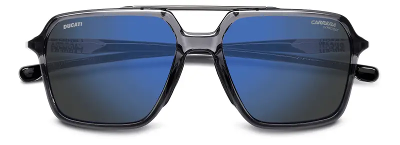 Carrera Ducati CARDUC 042/S R6S/XT Occhiali da sole Blu Specchiato miniatura 2