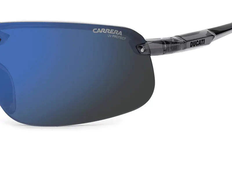 Carrera Ducati CARDUC 043/S R6S/XT Occhiali da sole Blu Specchiato miniatura 3