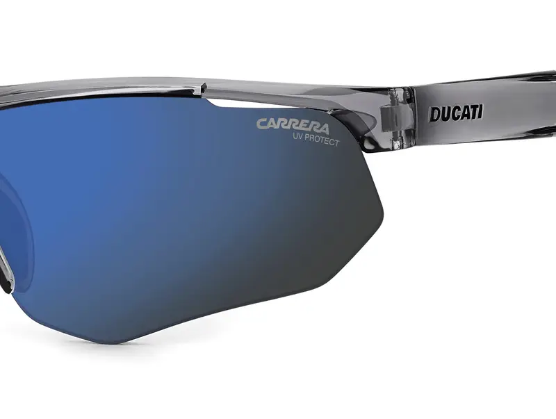 Carrera Ducati CARDUC 044/S R6S/XT Occhiali da sole Blu Specchiato miniatura 3