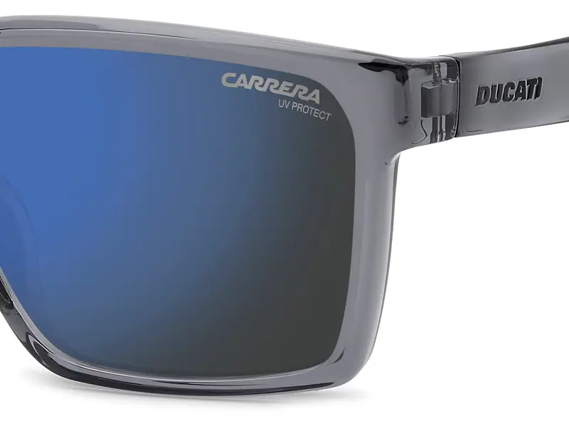 Carrera Ducati CARDUC 045/S R6S/XT Occhiali da sole Blu Specchiato miniatura 3