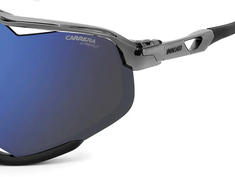 Carrera Ducati CARDUC 055/S KB7/XT Occhiali da sole Blu Specchiato miniatura 3
