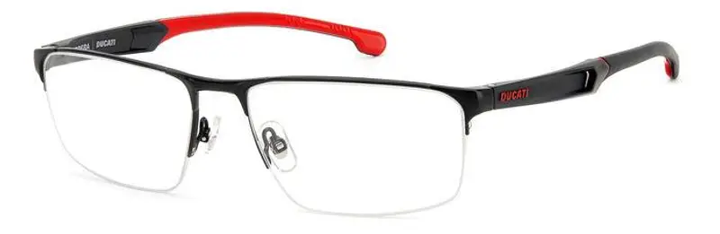 Carrera Ducati Uomo CARDUC 025 OIT Montature da vista Metallo Nero/Rosso  Geometrica