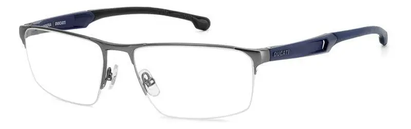 Carrera Ducati Uomo CARDUC 025 V6D Montature da vista Metallo Rutenio/Blu  Geometrica