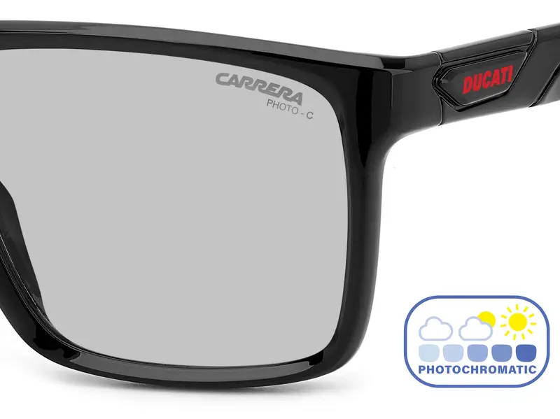 Carrera Ducati Occhiali da sole Uomo Grigio 843198 miniatura 3