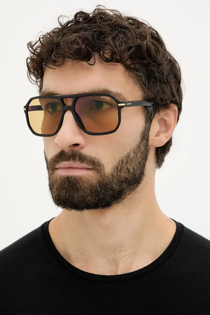 occhiali da sole colore marrone Nero